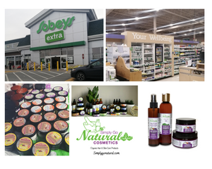 SimplyGoNaturalCosmetics in SOBEYS NOW!
