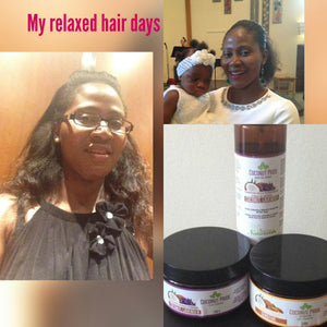 Before the natural hair journey 😎