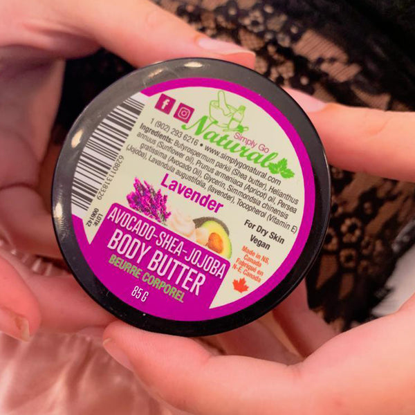Avocado-Shea-Jojoba - Body Butter -Whipped-Lavender