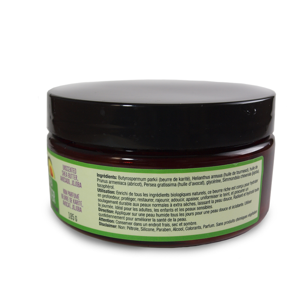 Avocado-Shea-Jojoba - Body Butter- Unscented
