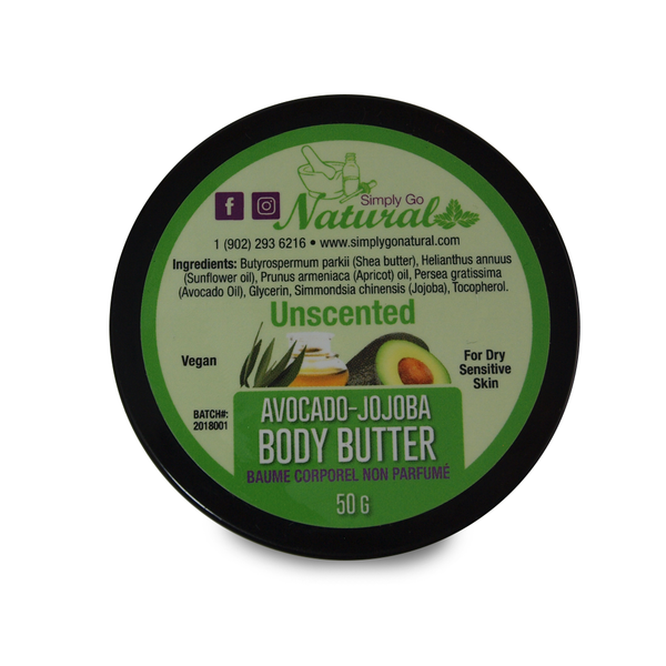 Avocado-Shea-Jojoba - Body Butter- Unscented
