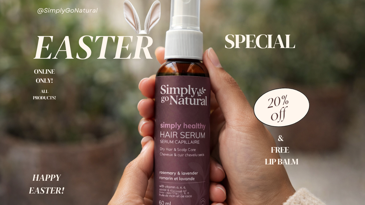 🌸🐰 Happy Easter from Simply Go Natural 🐰🌸 20% Special Offer! – Simply ...