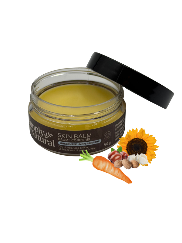 Simply Go Natural® Avocado Shea Lavender Soothe & Repair Combo | Organic Body Butter & Skin Balm for Dry, Sensitive & Cracked Skin | Natural Canadian Skincare | 85g + 50g