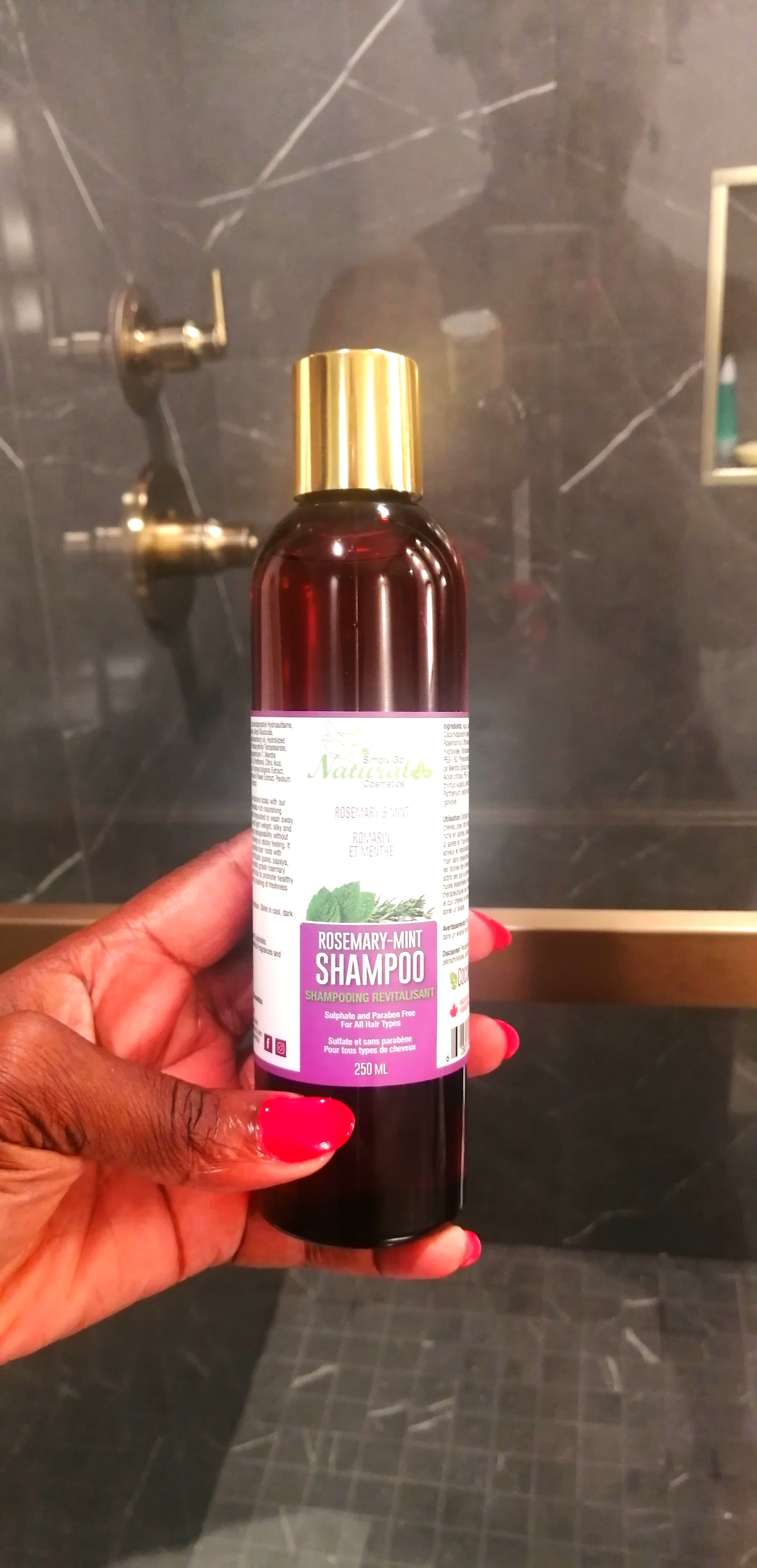 Natural Go Cosmetics & Rosemary – Shampoo Simply Paraben Pride -Sulphate -Coconut Free Mint