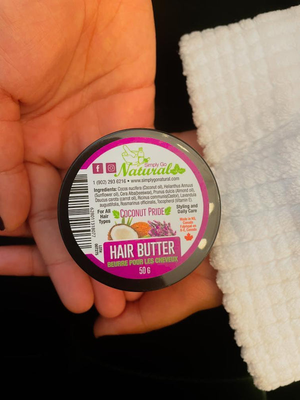 Rosemary Lavender Hair Butter - Strengthen and Repair- For Dry Hair, Scalp and Thinning Hair