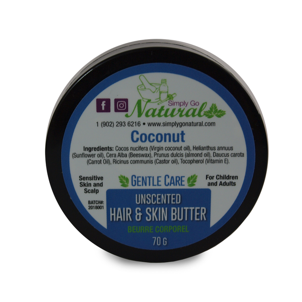 coconut hair butter